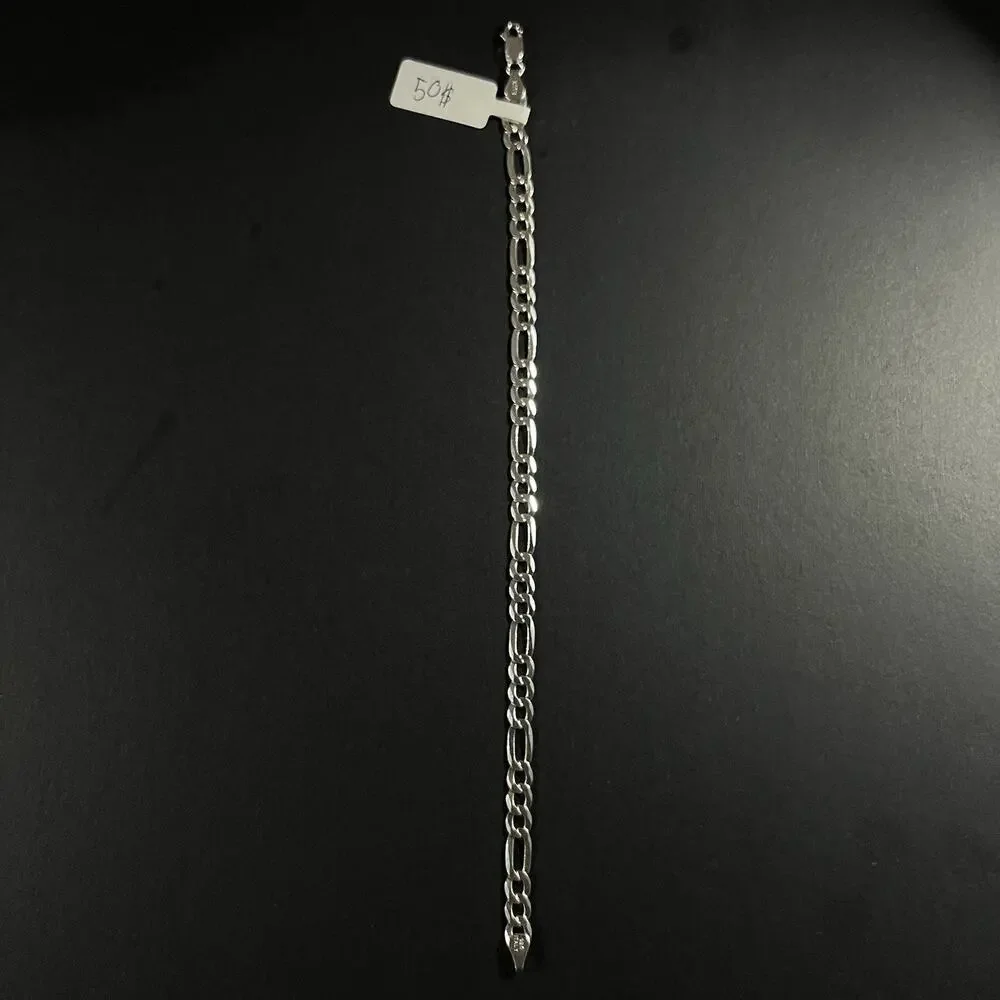 Esclava De Plata 925 Con Tejido Figaro